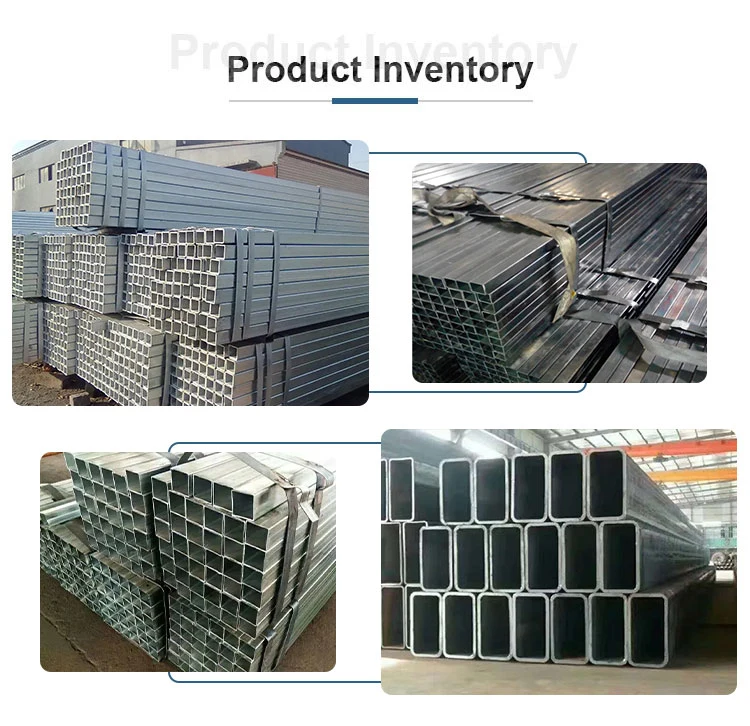 15*15mm Galvanized Square/200*400mm Rectangular Steel Pipe/Tube ASTM A500 Gr.a Gr.B Q195 Grade B Ss330 SPHC S185 Q345 Ss500 St52 Gi Shs Iron Black Painted Tube