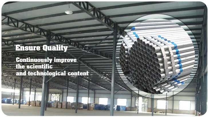 Hollow Structural Welding Scaffolding Hot Dipped Galvanized Steel Pipe