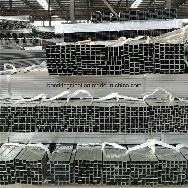 Square Tube for Furniture Material Hot DIP Galvanised S235jr S355jr Galvanized Steel Pipe