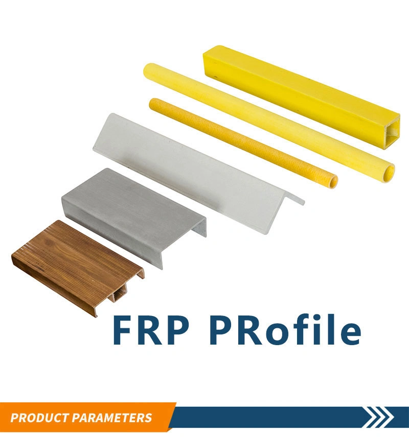 FRP GRP Pultrusion Fiberglass Profiles Composite Structural FRP Fiberglass Square Tubes