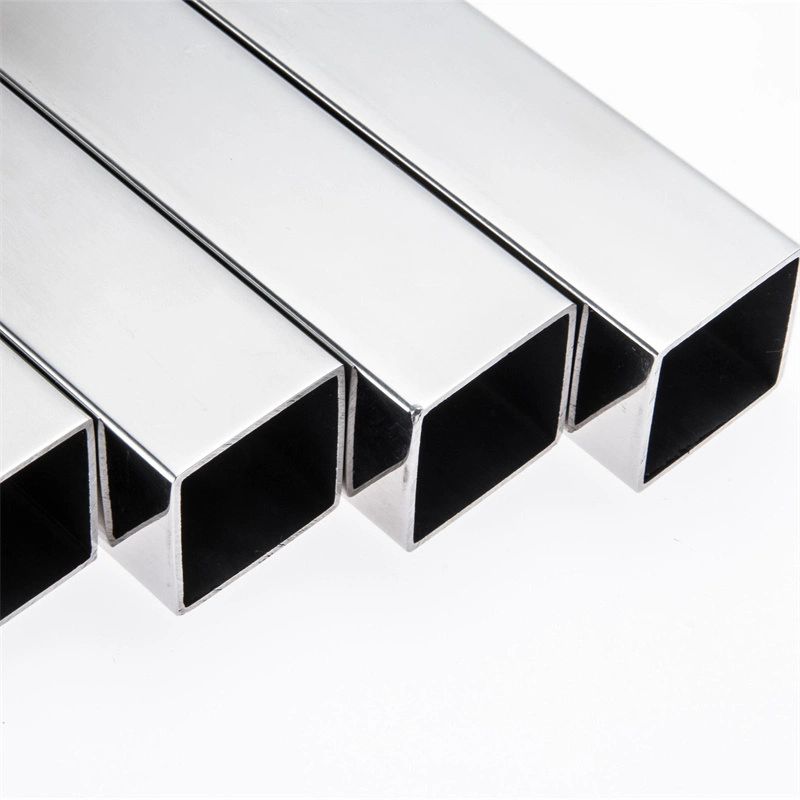 Customized SUS304 316L Stainless Steel Pipe Hollow Section Square Tube