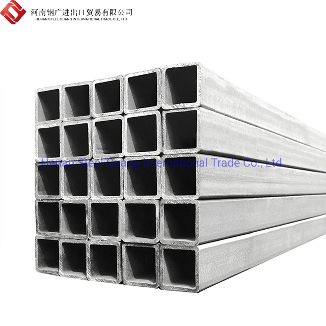 A36 Square Steel Tube for Fence Post, Black Carbon Steel Mild Square Hollow Section, Steel Rectangular Steel Tubes