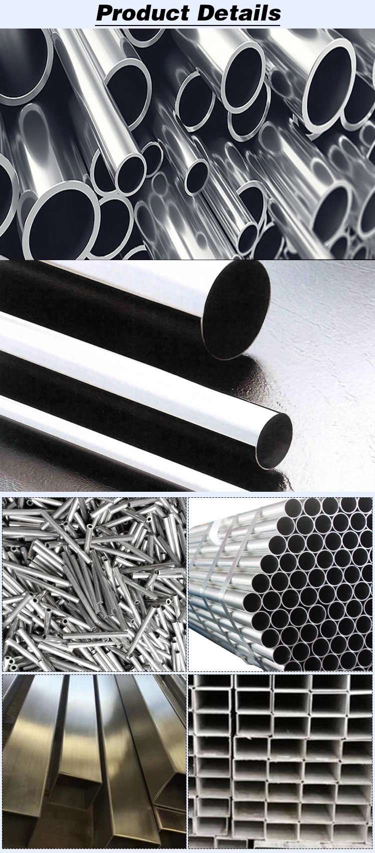 ASTM A500 Steel Square Profile Tube Price Square Rectangular Structural Hollow Section ERW Steel Pipe