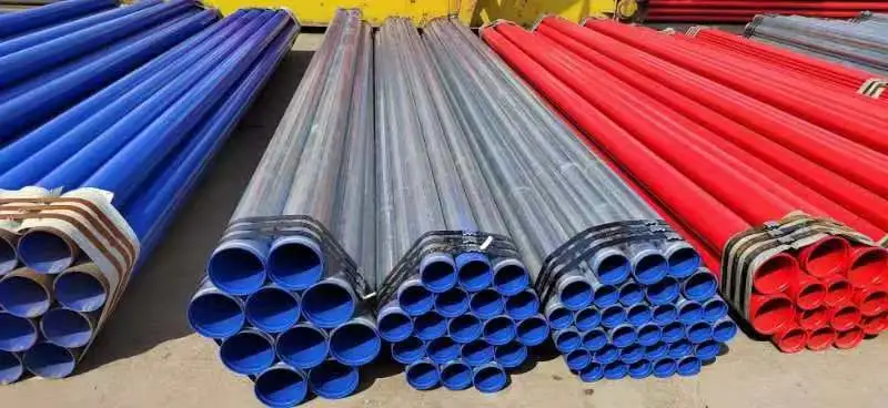 High-Quality External Lining Red Plastic Coated Composite Steel Pipe for Water Supply and Fire Fighting