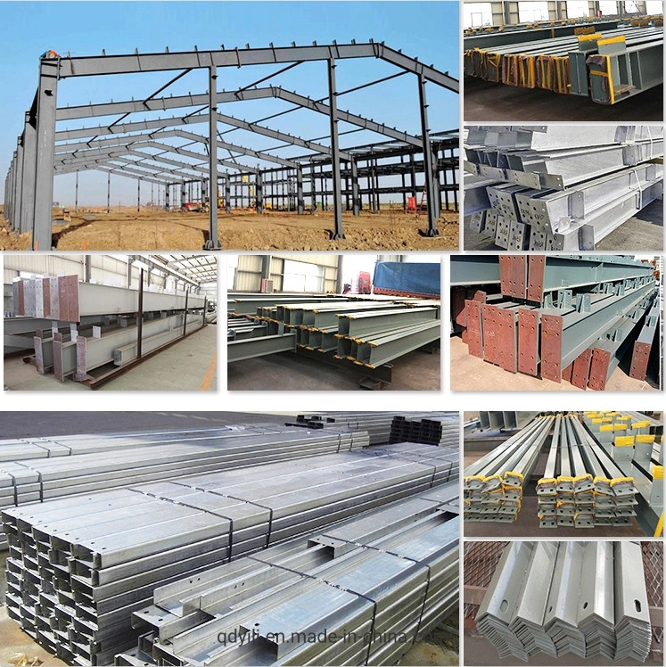 Standard Prefab House Construction Warehouse/Workshop/Hanger/Garage/Metal Frame Shed Steel Structure