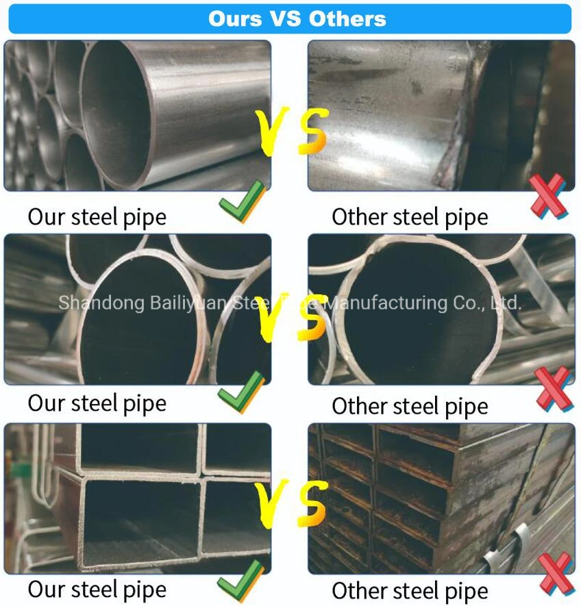 Hot Sale Stock Pirce Hollow Section Pre Galvanized Square Pipe Rectangular Steel Tube