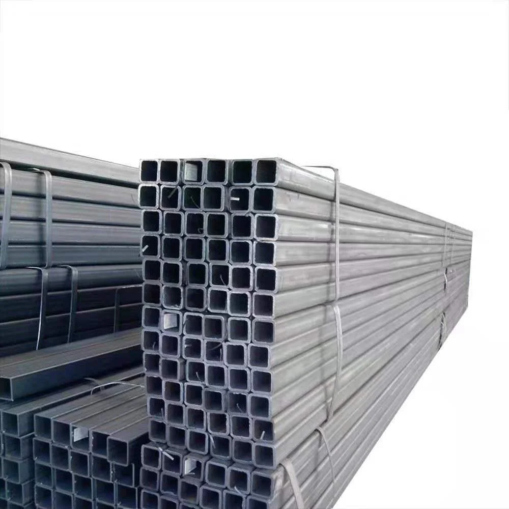 ASTM A53 Galvanized Welded Pipes Square and Rectangular Hollow Section Iron Steel Pipes