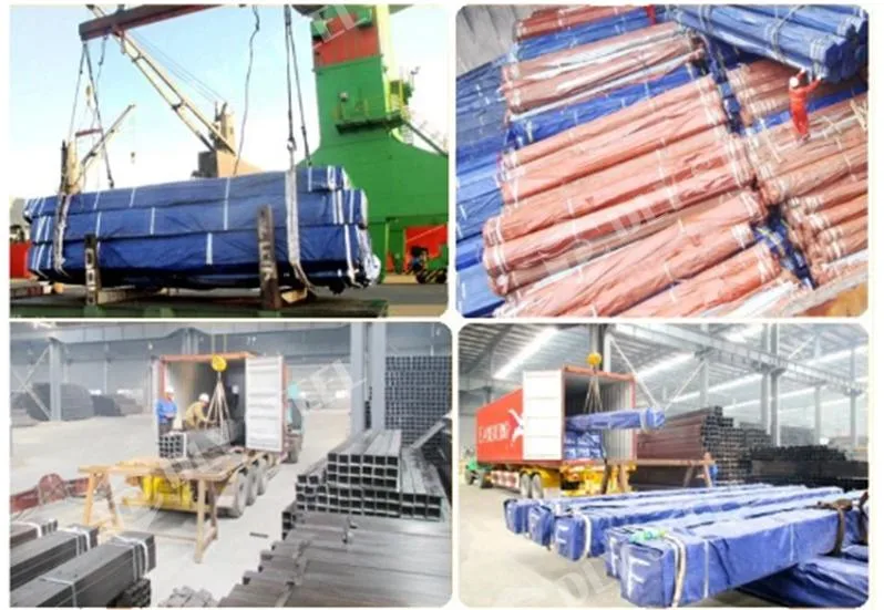 China Supply Galvanized Steel Square Pipe Rectangular Hollow Steel Tube Square Hollow Section Price