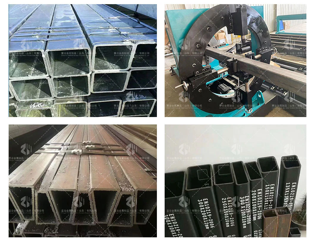 China-Supply ERW Welded/Seamless Q195 Black-Low-Carbon 5.8m-12m Length Hollow Rectangular Oiled-Tubular Square Tube