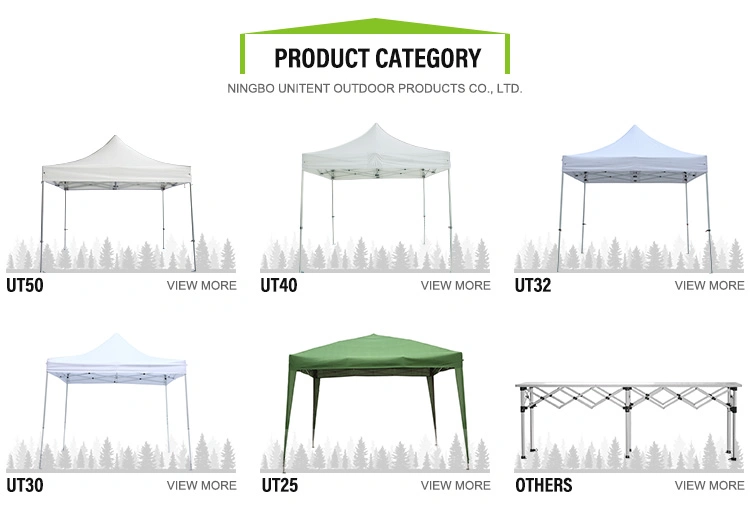 3X3 Aluminum Pop up Gazebo 32mm Tube