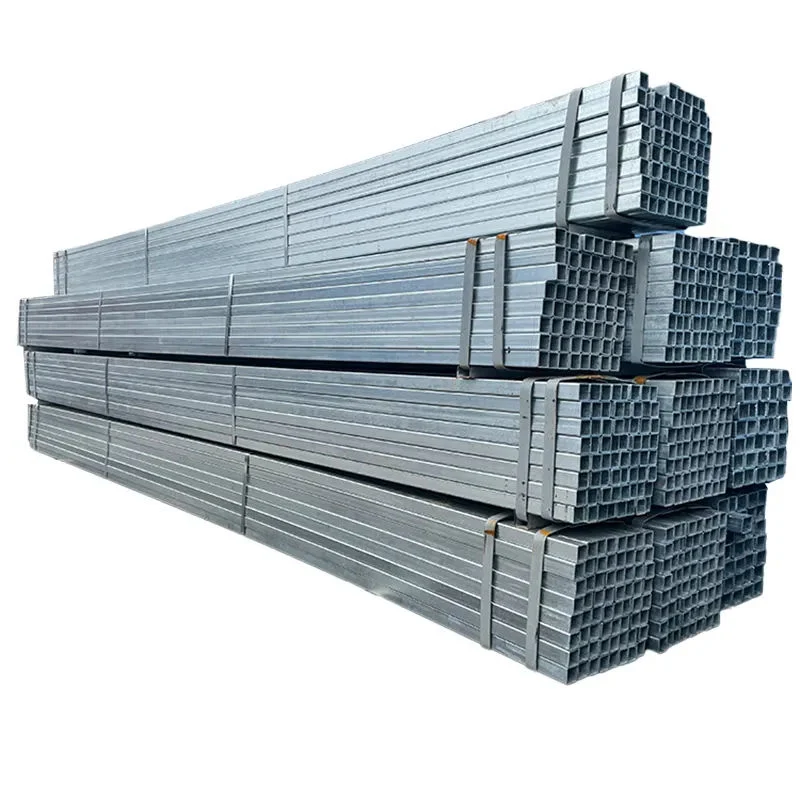 ERW A36 Q235 Low Carbon Steel Tube Structural Tubes Rectangular Galvanized Square Pipe for Construction Shipbuilding