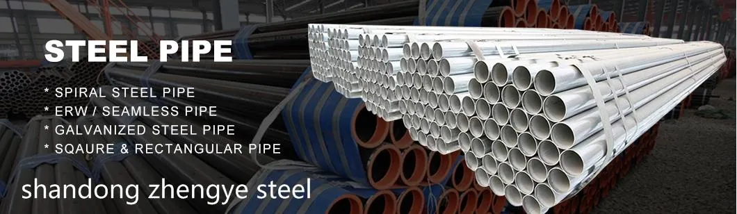 Cold Rolled Gi Tube/Pipe Hot Dipped Zinc Steel Pipe/Tube Carbon Metal Iron Round/Square/Rectangle Tube/Pipe Galvanized Steel Tube Large