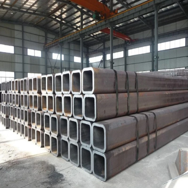 Hot Sales Construction Material Square Carbon Steel Pipe Hot Rolled Hollow Pipe Seamless Carbon Steel Tube