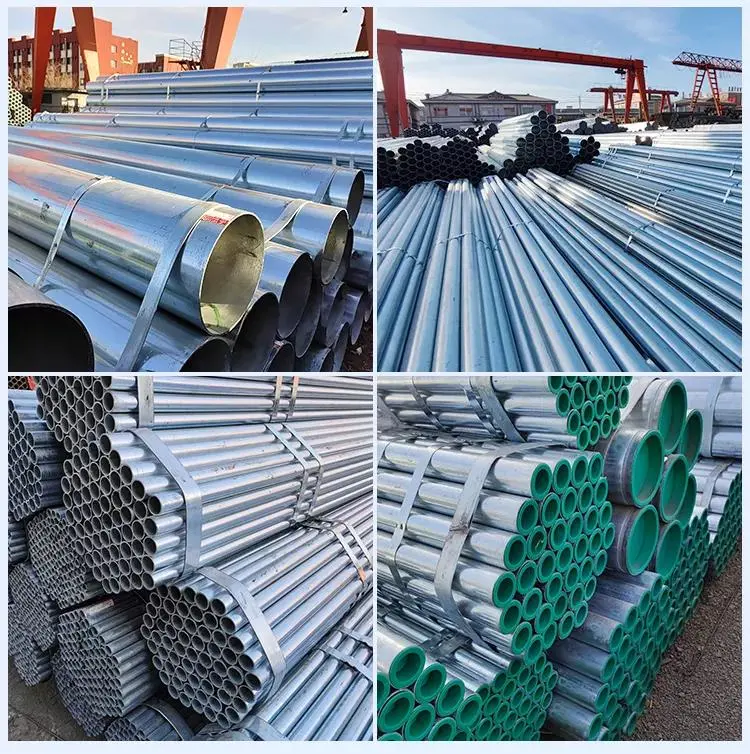 High Quality Structural Welded A53 A106 Pre Galvanized Steel Pipe Tube