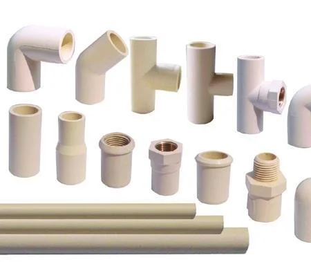 Hot Water Supply / Fire Pipe System Chlorinated Polyvinyl Chloride CPVC Plastic Pipe Fitting Coupler Elbow Tee