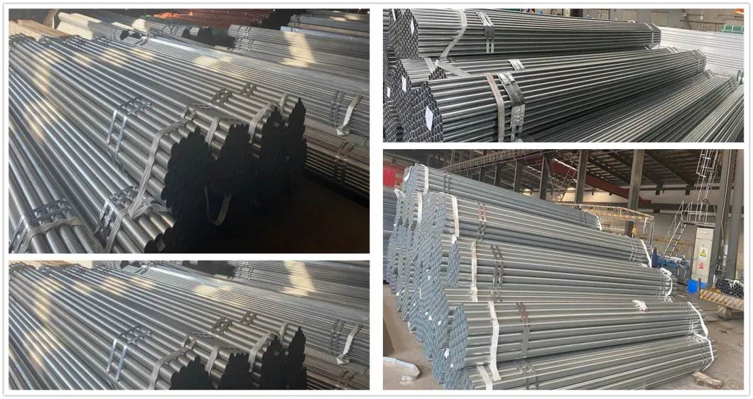 Zinc 40G/M2 Pre Galvanized Square and Rectangular Hollow Section Steel Tube