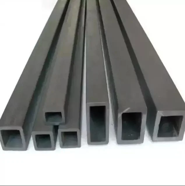 Customize Round/ Square Hole Rbsic/Ssic/Sisic Silicon Carbide Beams/Tubes