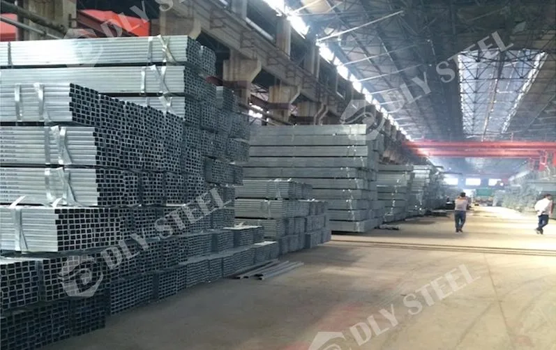 China Supply Galvanized Steel Square Pipe Rectangular Hollow Steel Tube Square Hollow Section Price