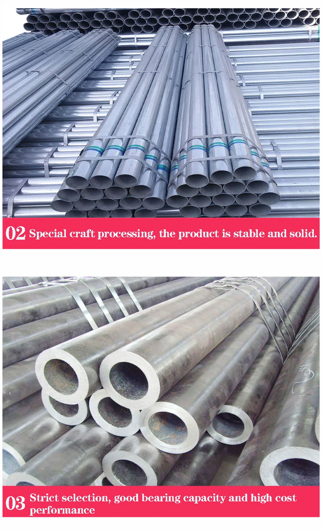 25*25 Square Tube Rectangular Square Tube Galvanized with Square Tube Thin Wall Galvanized Sheet Tube