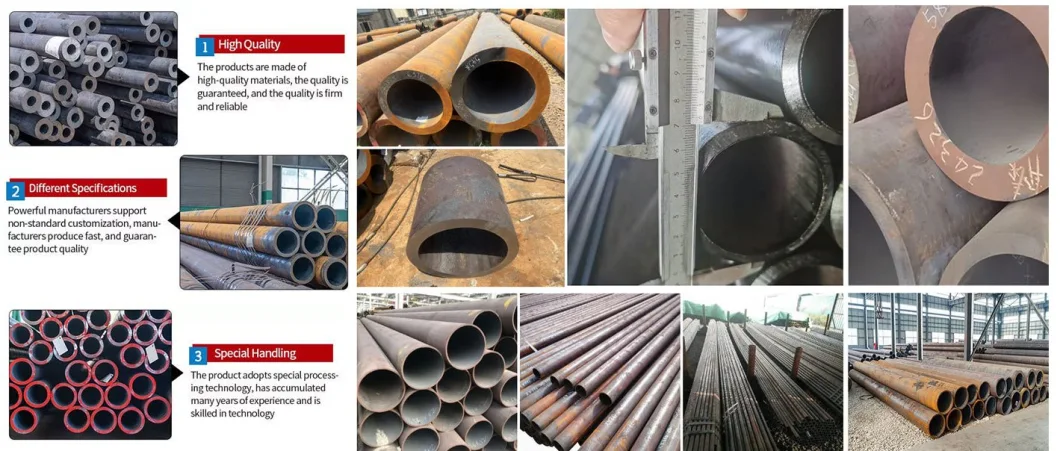 Seamless Steel Pipe Galvanized Cutting