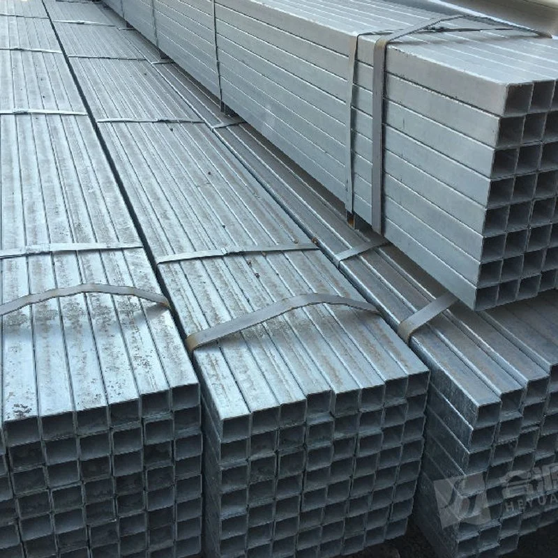 China Ms Hollow Section Hot Dipped Galvanized Square Tube Rectangular Steel Pipe