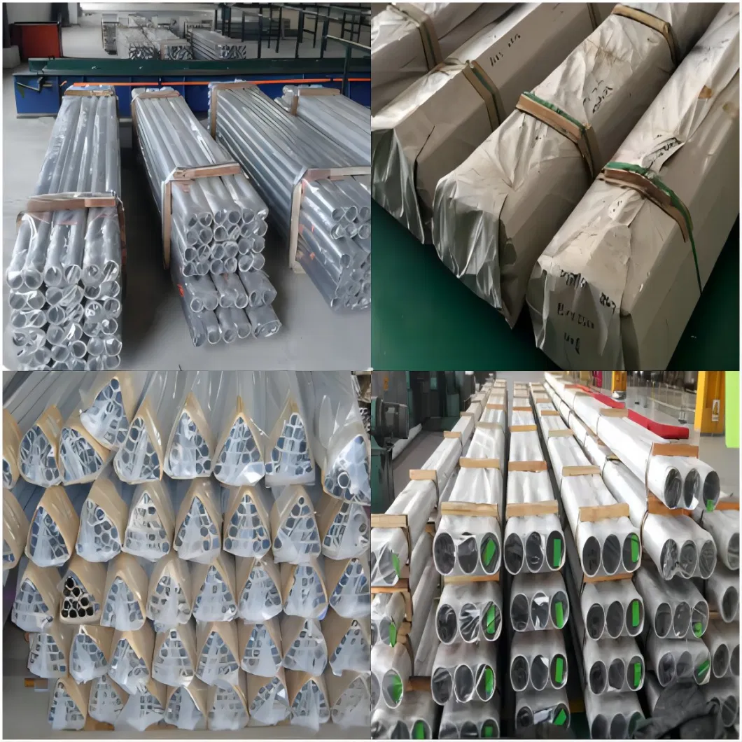 6061 7075 Aluminum Tube Industrial Round Square Rectangular Anodized Extruded Alloy Metal Aluminum Tube