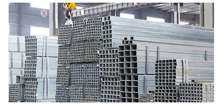 Famous Galvanized Steel Pipe 4 Inch Thin Wall Galvanized Square Steel Tube