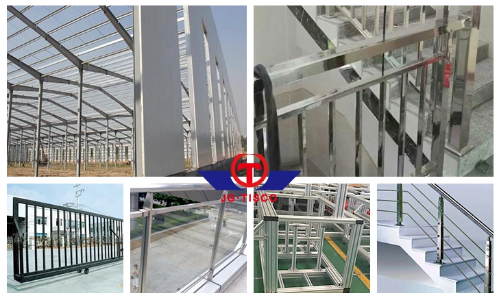 Hot/Cold Dipped 201 Hollow Section Stainless Steel Square Tube