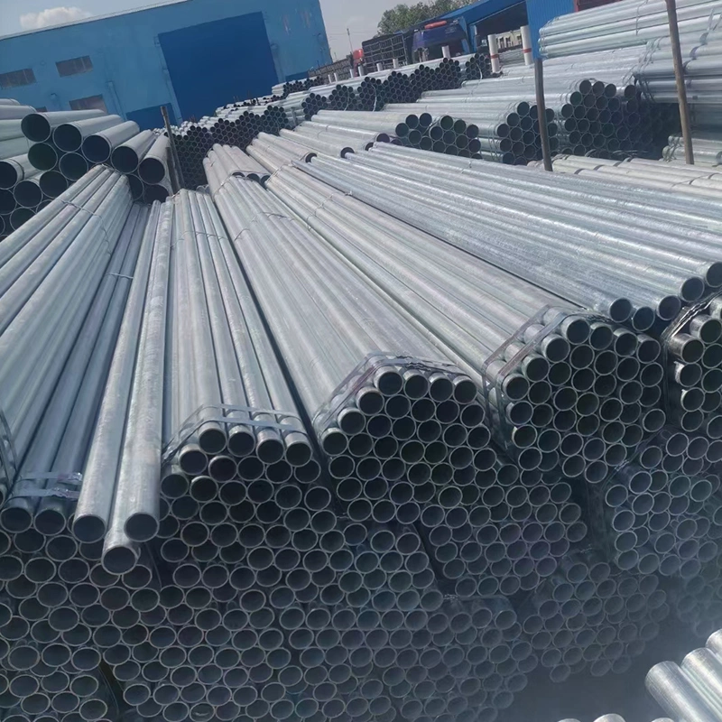 Wholesale Prepainted Galvanized Structural Steel Tube Hot Dipped Galvanized Steel Round Tube