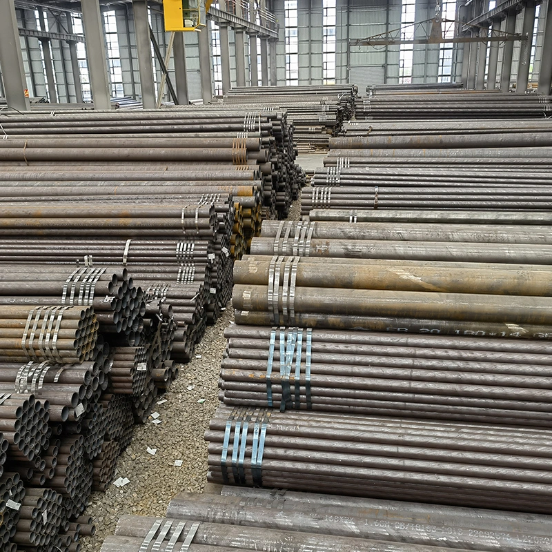 ASTM A53 API 5L Schedule 40 Gr. B Stright Seam Structural Carbon Steel Tube Round Hollow Thin Black Steel Pipe