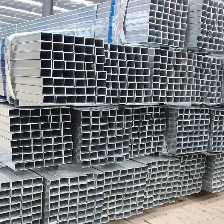 ASTM A53 Galvanized Welded Pipes Square and Rectangular Hollow Section Iron Steel Pipes