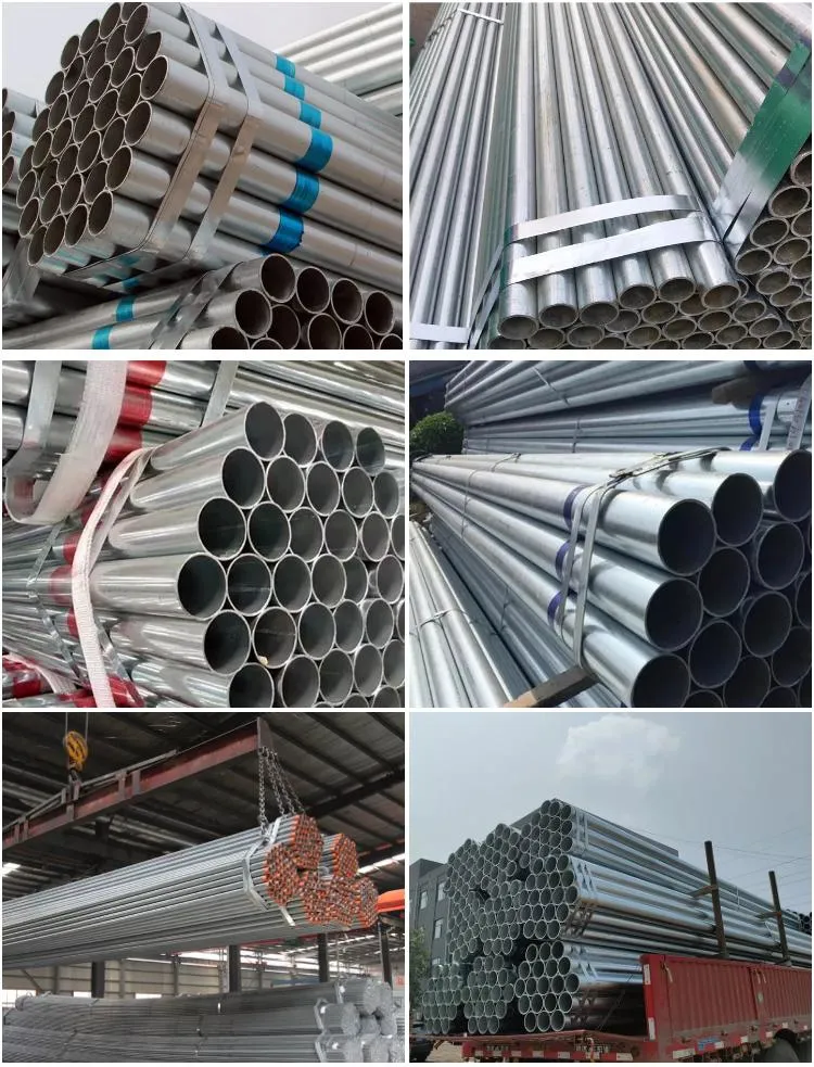 Wholesale Chinese Manufacture 25mm Galvanized Structural Pipe Gi Steel Pipe Galvanised Round Steel Pipe