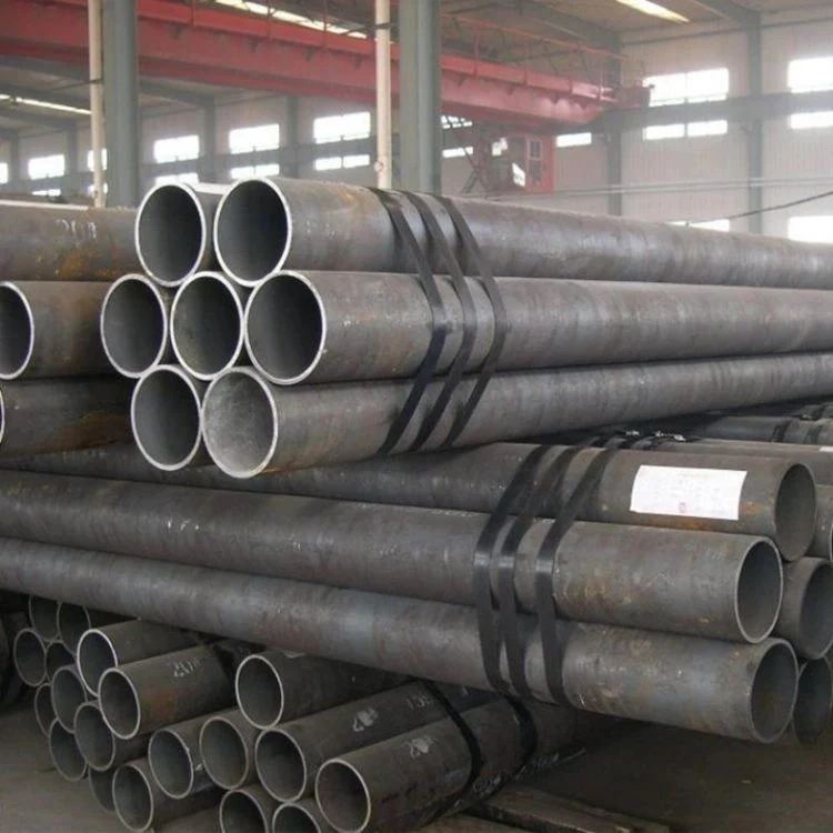 Black Hollow Section Pipe CS Q235 Square Metal Cord Rolled Seamless Carbon Steel Tube