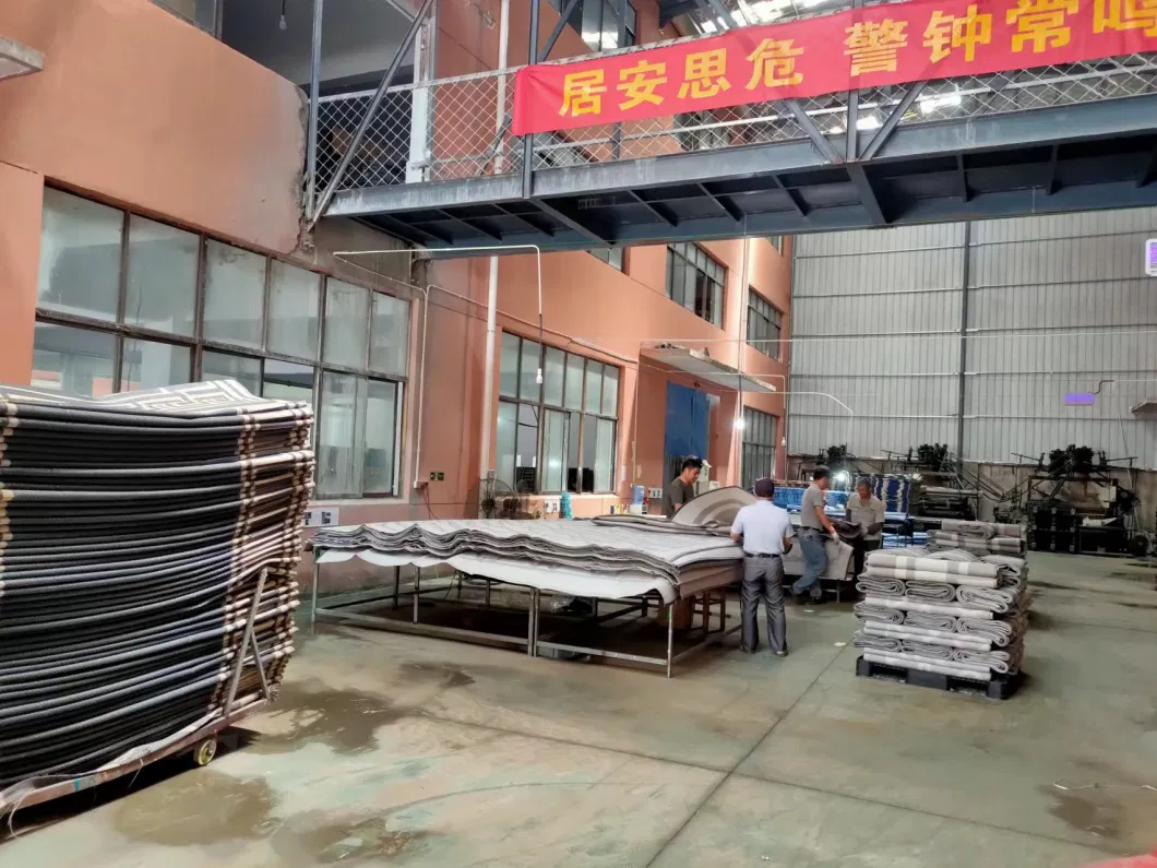 Plastic Outdoor RV Mat Stock Producing