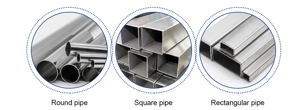 JIS Standard 316 316L 310 410 Sch60 Sch100 Welding Rectangular Stainless Square Steel Tube