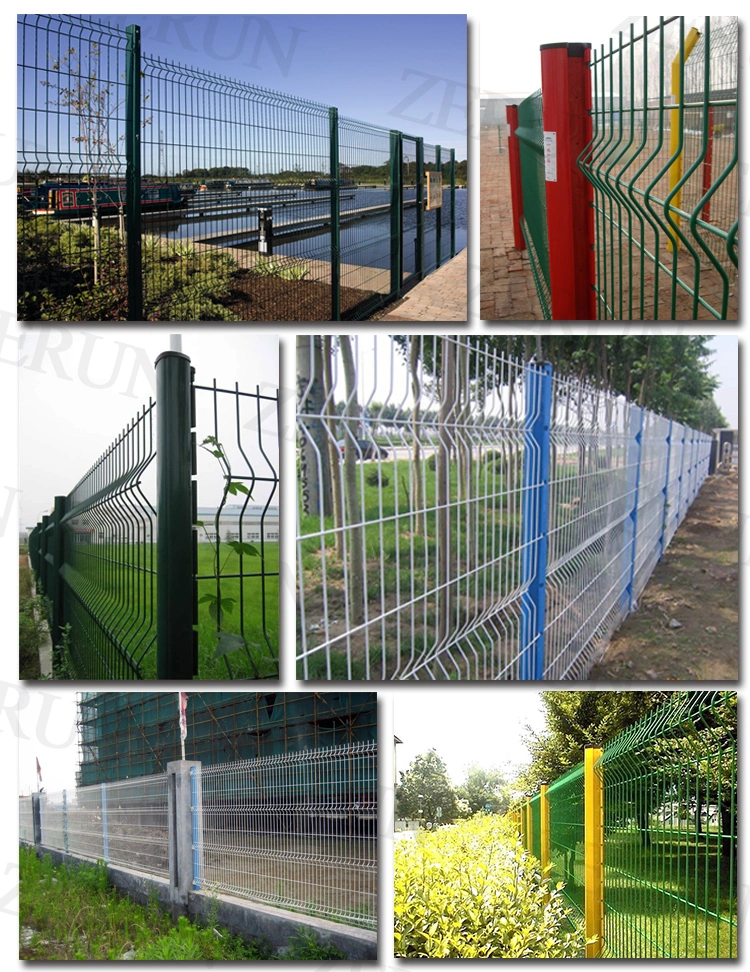 2023 Hot Sale Square Tube Iron 3D Welded Wire Mesh Fence for Airport