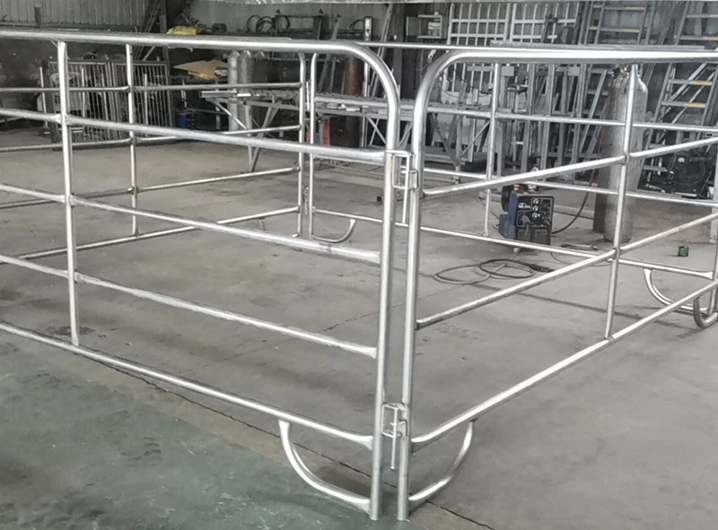 Cattle Corral Fence with Round, Oval or Square Pipe