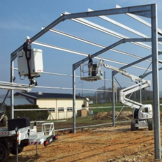 China Prefabricated Steel Structure for Warehouse Workshop Office Building Steel Construction