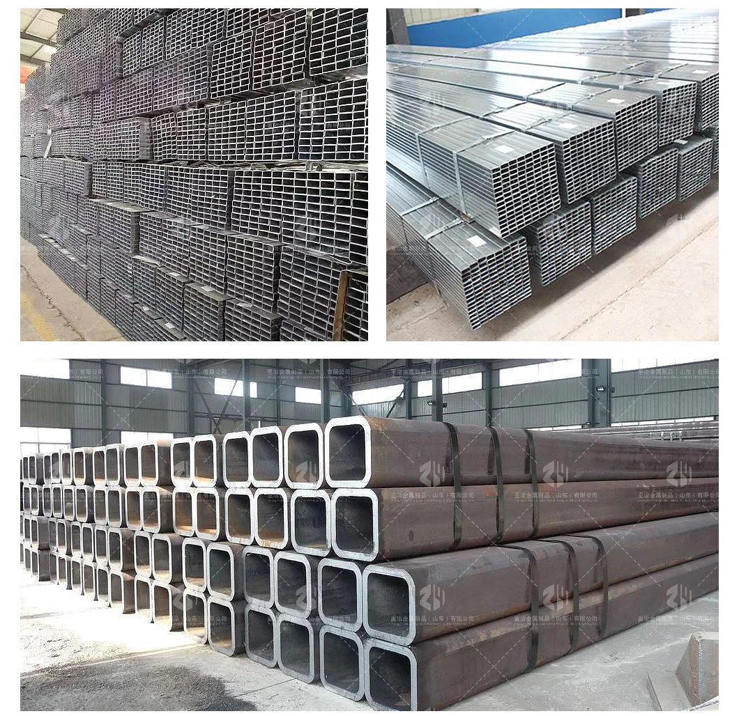 Processing Steel /Titanium/Rectangular/Black /Stainless Steel/Welding/Seamless/Hexagonal/Irregular/Q245 Q235B Q345b Carbon Steelgalvanized Square Pipe