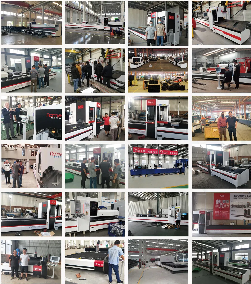 Acme Laser Cutter Fiber Laser Cutting Machine Rotary Device Metal Tube and Steel Pipe Fiber Laser Cutter