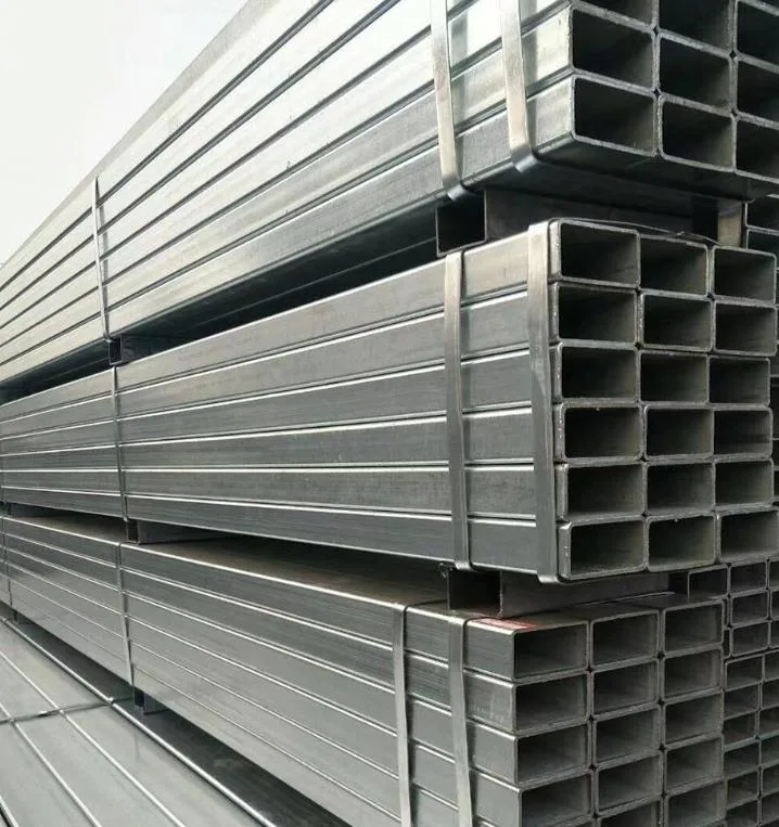 Welded Square/Rectangular Galvanized Hollow Tube/Pipe Carbon Steel ASTM Q235 Customized