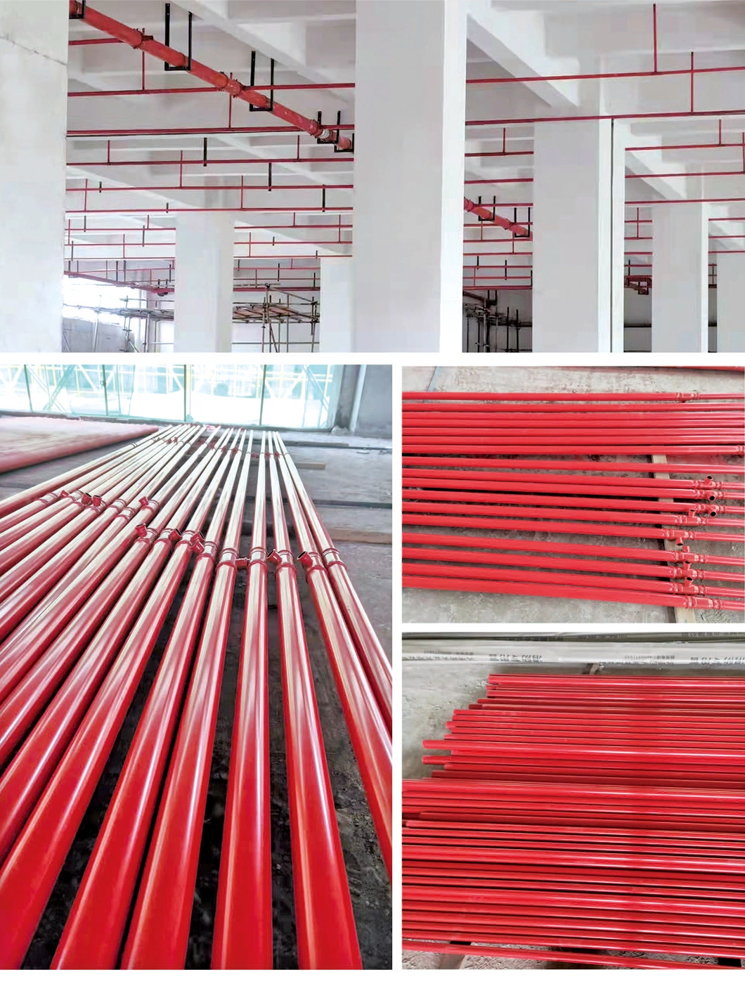 Fire Fighting System Sprinkler Epoxy Coating Carbon Press Fittings Special Supporting Steel Pipe DN100 Od108*2.0mm