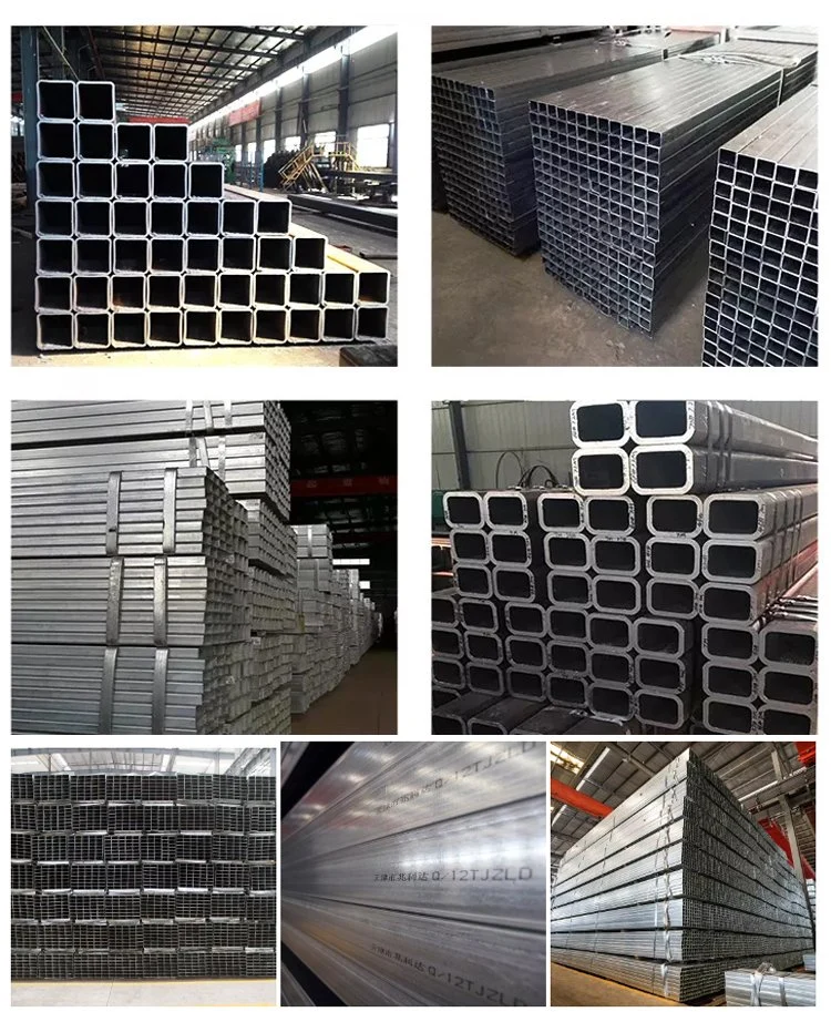 High Zinc Layer Square Tube for Curtain Wall 20*20-800*800 Thin-Walled Galvanized Square Tube