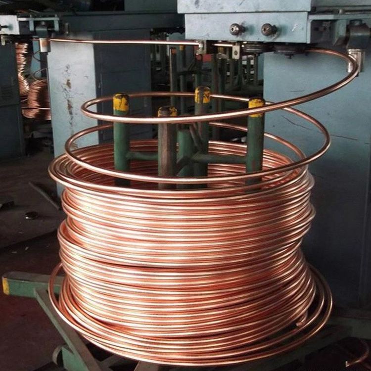 Manufacturer Copper Pipe 1/4 3/8 Inch Air Conditioner Refrigerator ASTM B280 Coil Copper Tube Price