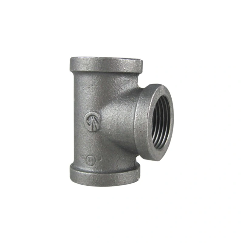 Manufacturer Sale Black Malleable Iron Pipe Fitting Tee with ISO9001