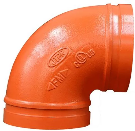 Rigid or Flexible Couplings/Reducing Tee/Mechanical Tee/Elbow/Cross/Flange/Reducer/Cap/Grooved Pipe Fittings Grooved Couplings and Fittings for Fire Protection