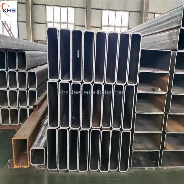 Carbon Steel Seamless Weld Q195 Q235 Q345 1.3-20mm Thickness ERW Welded Rectangular Square Steel Pipe for Structure