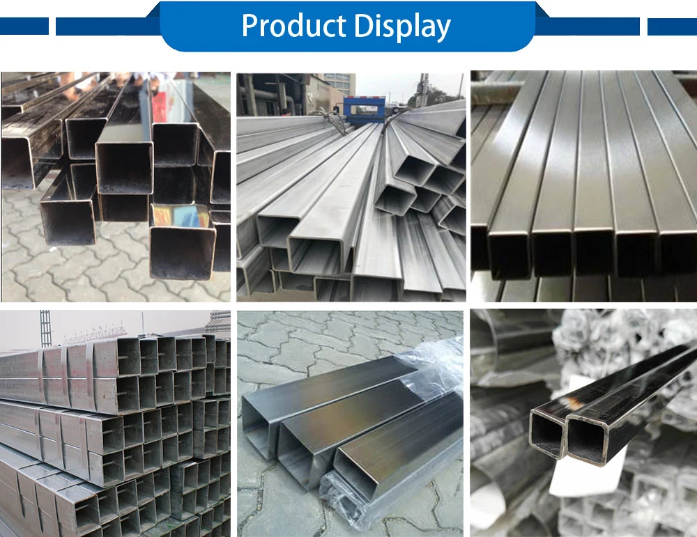 Premium Quality Steel Structural Welded Rectangular and Square Pipe Tube 304h 309S