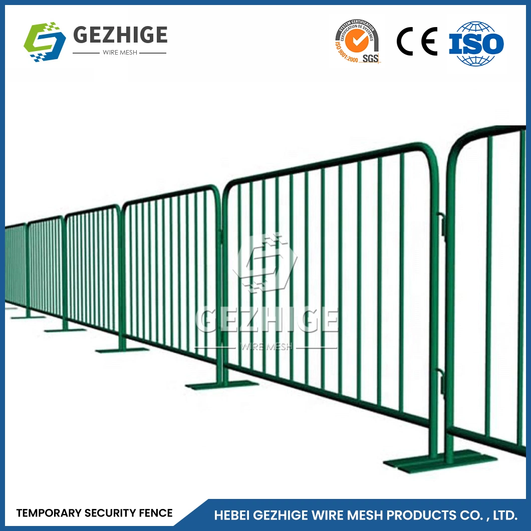 Gezhige Windoroof Temporary Fencing Canada 30 X 30 X 150 mm H. Right Square Steel Rod/Pipe Jobsite Fencing China Manufacturing Movable Fencing for Goats