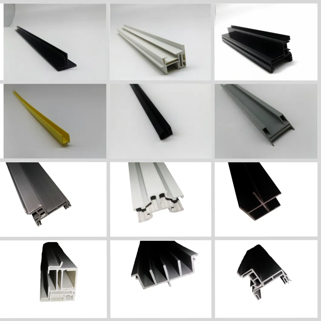 Extrusion Profile Moulding PVC Square Rectangular Plastic Tube